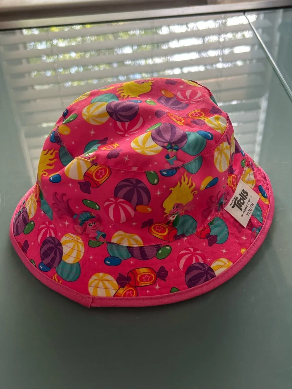 Trolls Poppy Winter Hat Dream Works Girls Boys Youth New Reversible